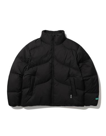 커브 퀼팅 푸퍼 다운_Black