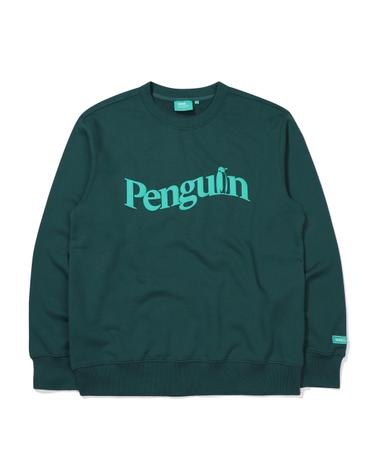 빅로고 애니멀 맨투맨_Teal Green