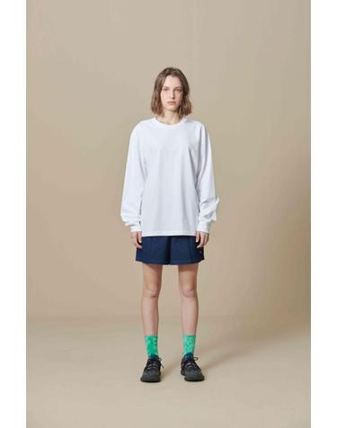 비비씨어스 라운드 롱티셔츠_white