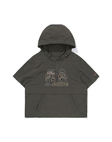 W 플래닛 자수 아노락_Khaki