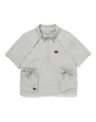 W 이중 아웃포켓 아노락_Light Olive