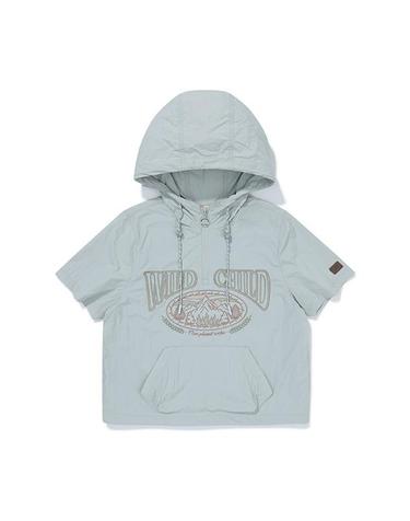 [앨버트] W 네이쳐 자수 아노락_Dark Mint