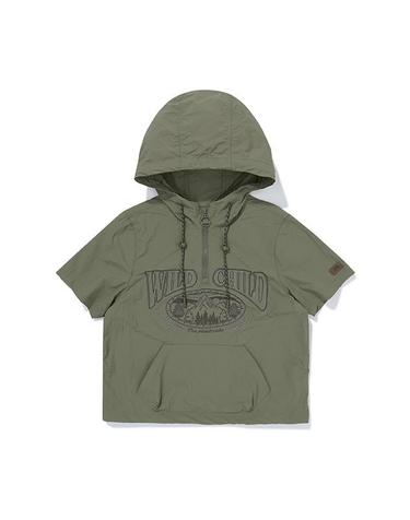 [앨버트] W 네이쳐 자수 아노락_Ash Khaki