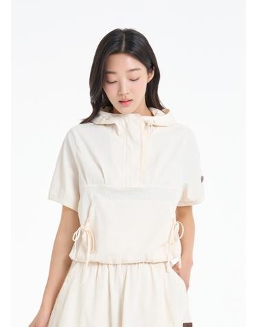 여성 리보니 쿨서커 아노락 바닐라