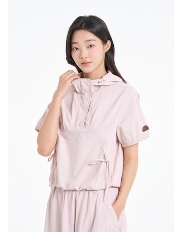 여성 리보니 쿨서커 아노락 핑크