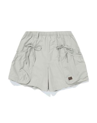 W 이중 아웃포켓 숏팬츠_Light Olive