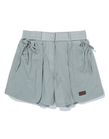 [카린] W 빅포켓 하프팬츠_Dark Mint