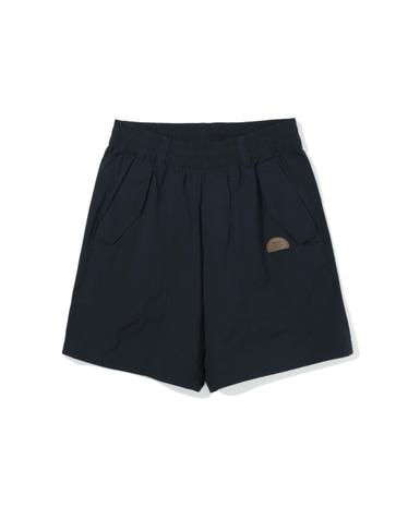 플랩 나일론 쇼츠 네이비