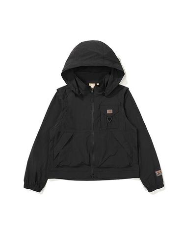 [루카스] W 후디 탈착 컨버터블 자켓_Black