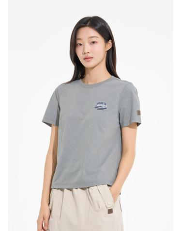 여성 데저트 폴리콧 티셔츠 애쉬블루