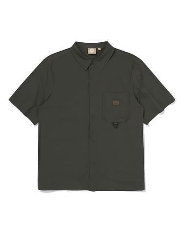 심플 반팔 셔츠_Khaki
