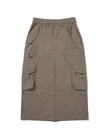W 라이트 카고 스커트_Dark Grey