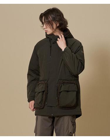 [ANCHORAGE (앵커리지)] 테디 포켓 패딩_Khaki