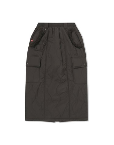 프라웨이브 스커트 브라운