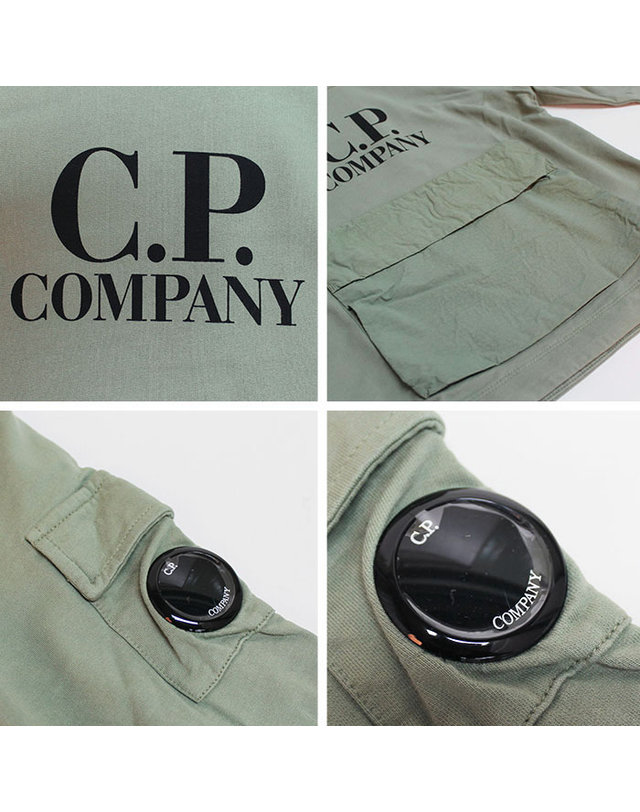 씨피 컴퍼니 시피 컴퍼니 CP컴퍼니 키즈 렌즈 후드티 16CKSS026C(CUF008) LCC02 627 착용컷