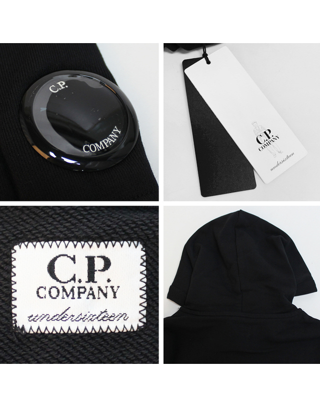 씨피 컴퍼니 시피 컴퍼니 CP컴퍼니 키즈 렌즈 후드티 16CKSS015C(CUF00A) LCA69 999 착용컷