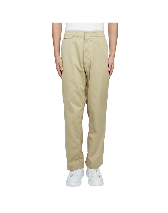 나나미카 26FW 나나미카 와이드 치노 팬츠 SUCS401E KHAKI 착용컷