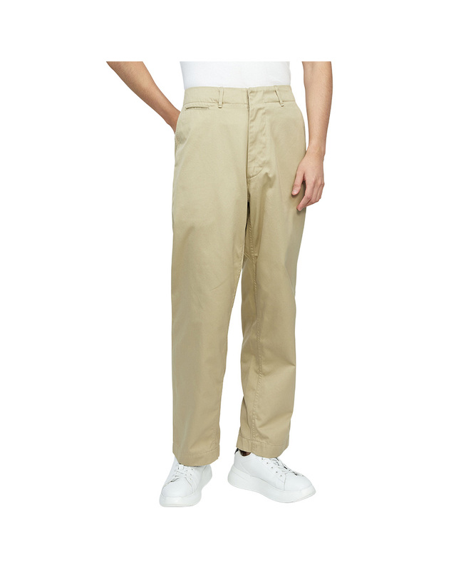 나나미카 26FW 나나미카 와이드 치노 팬츠 SUCS401E KHAKI 착용컷