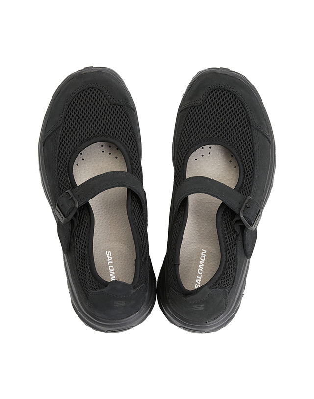 살로몬 26FW 살로몬 RX 블랙 여성 메리제인 L47363200 착용컷