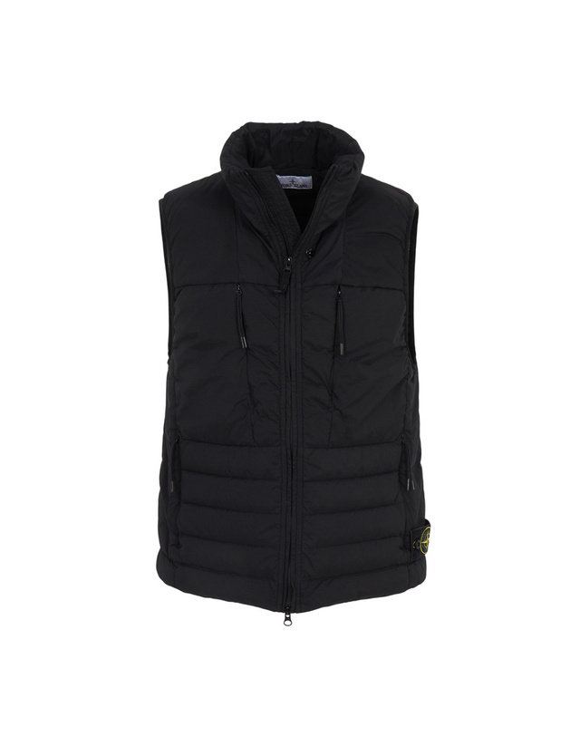 스톤아일랜드 26FW 스톤아일랜드 와펜 남성 덕다운 패딩 베스트 L2S15G100011 S0183 V0029 착용컷