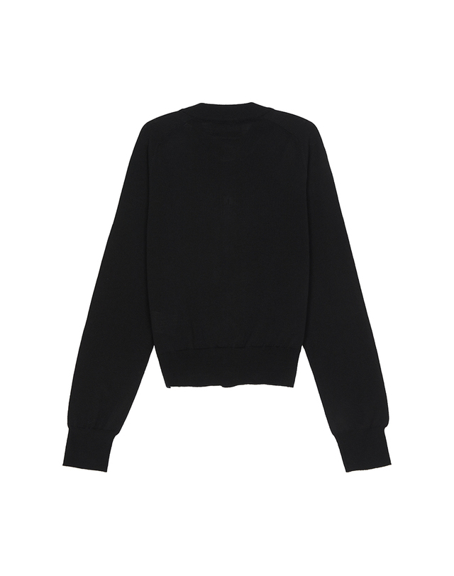 아미 26FW 아미 [EXCLUSIVE] 여성 가디건 FKC386 KN0039 0180 착용컷
