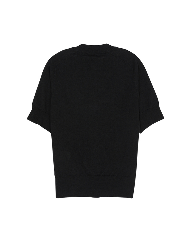 아미 26FW 아미 [EXCLUSIVE] 여성 반팔 가디건 FKC387 KN0039 0180 착용컷