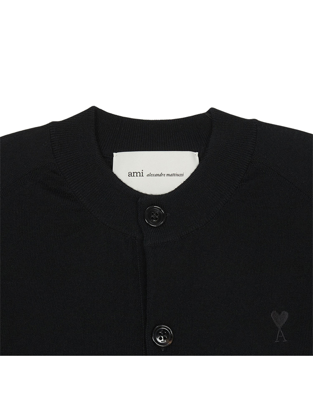 아미 26FW 아미 [EXCLUSIVE] 여성 반팔 가디건 FKC387 KN0039 0180 착용컷