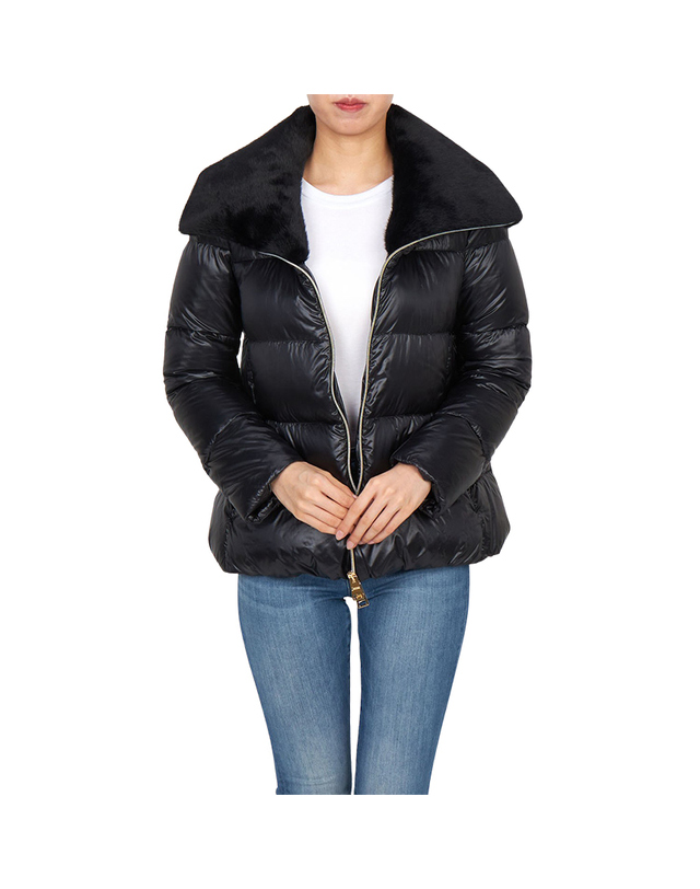 에르노 26FW 에르노 울트라라이트 퍼 카라 패딩 점퍼 PI001923D 12017Z 9300 착용컷