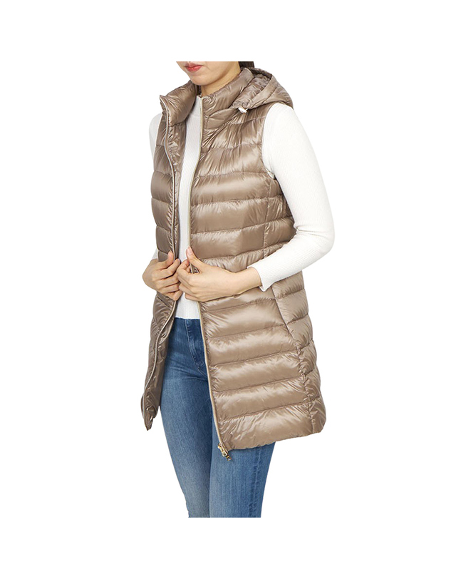 에르노 26FW 에르노 세레나 여성 패딩 조끼 PI0329DIC 12017Z 2600 착용컷