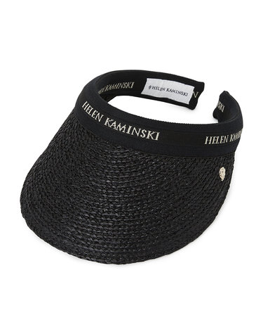 [단독특가/30개한정] 26FW 헬렌카민스키 비앙카 바이저 HAT50265 CHARCOAL BLACK LOGO