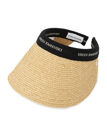 [단독특가/30개한정] 26FW 헬렌카민스키 비앙카 12 바이저 HAT52493 NATURAL BLACK