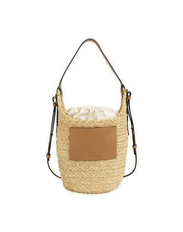[단독특가/30개한정] 26FW 헬렌카민스키 니시다 라피아 여성 버킷백 BAG51961 NATURAL CARAMEL