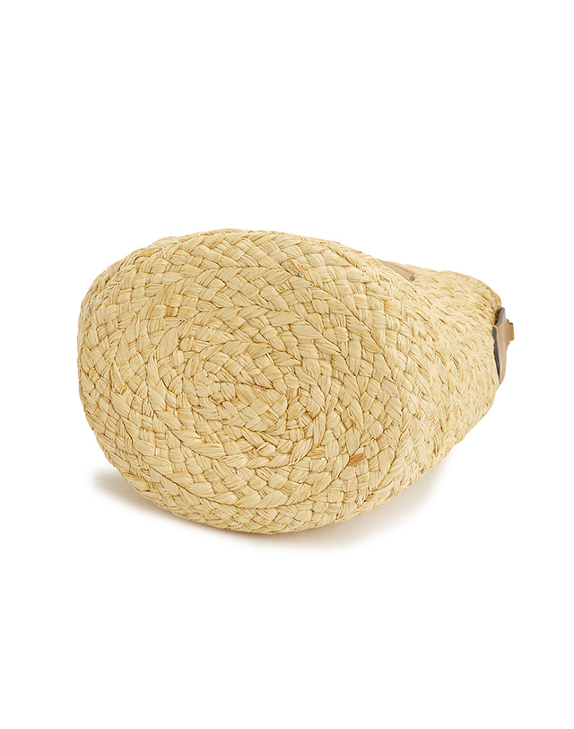 헬렌카민스키 26FW 헬렌카민스키 니시다 라피아 여성 버킷백 BAG51961 NATURAL CARAMEL 착용컷