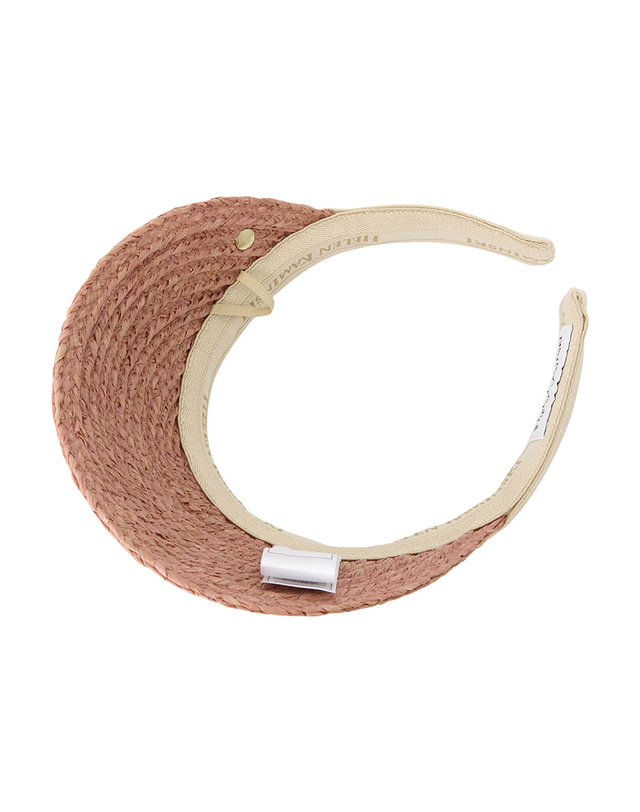 헬렌카민스키 26FW 헬렌카민스키 비앙카 8 여성 바이저 HAT52204 PETAL NATURAL LOGO 착용컷