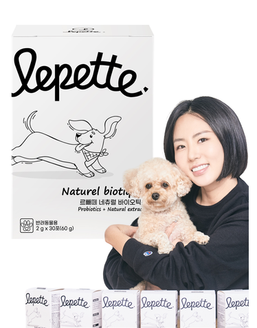 르뻬떼 네츄럴 바이오틱스 강아지 고양이 반려동물 유산균  30포