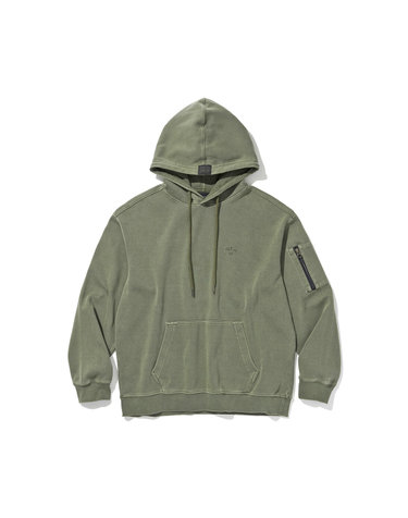 베이퍼 피그먼트 후드스웻 (KHAKI)