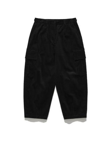 여성 코듀로이 카고 팬츠 (BLACK)