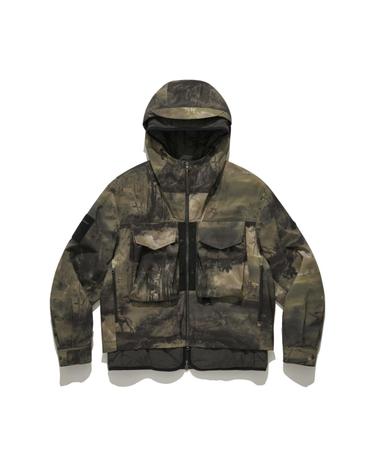 리버 디테쳐블 패딩 자켓 (KHAKI)