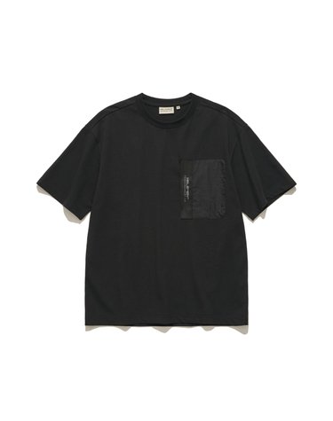 가드 웨빙 포켓 반팔티셔츠 (BLACK)