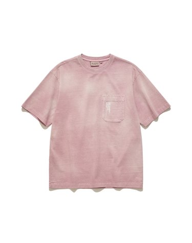H2 다잉 포켓 반팔티셔츠 (PINK)