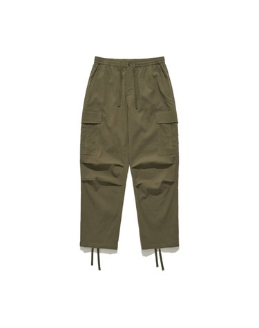 린넨 스트링 카고 팬츠 (KHAKI)