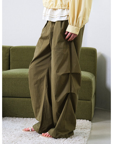 여성 브리즈 셔링 팬츠 (KHAKI)