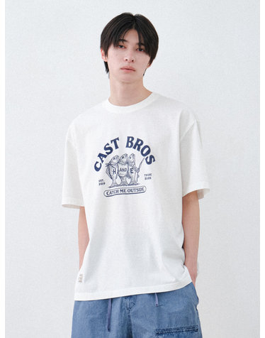캐스트 브로 반팔티 (WHITE)
