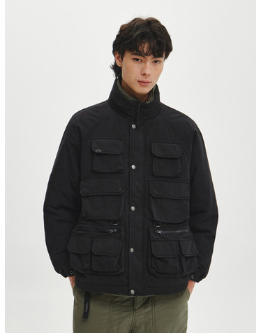 유틸리티 필드 패딩 자켓 (BLACK)