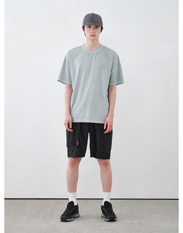 힐리먼트 우오 피그먼트 반팔 티셔츠 (L/GREY) 착용컷