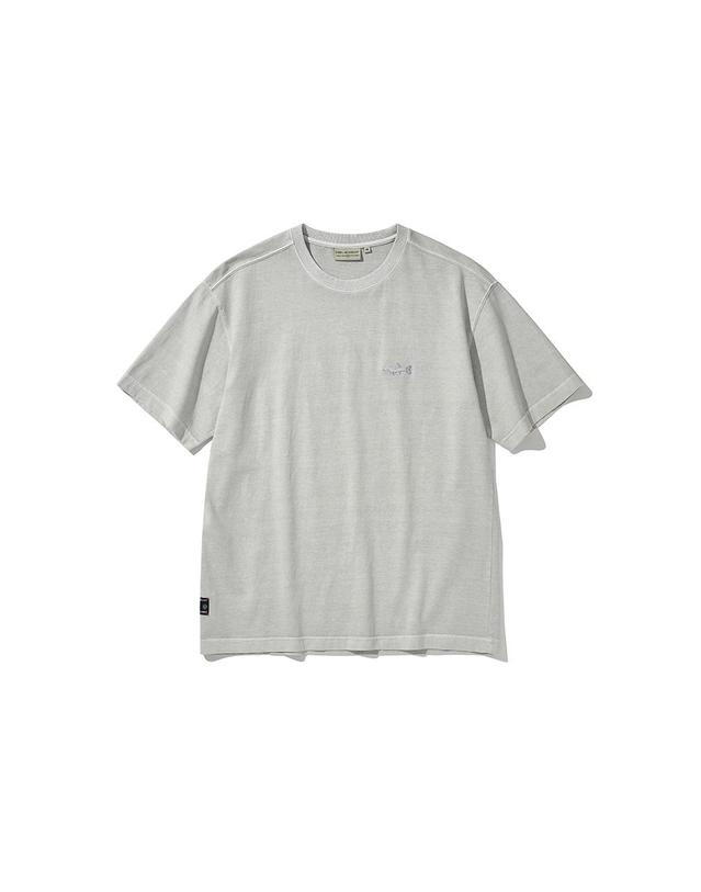 힐리먼트 우오 피그먼트 반팔 티셔츠 (L/GREY) 착용컷