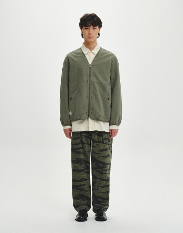 힐리먼트 워시드 릿지 자켓 (KHAKI) 착용컷