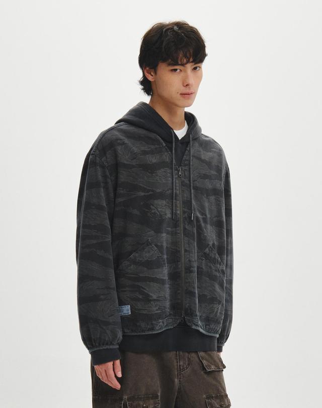힐리먼트 피그먼트 릿지 자켓 (CAMO) 착용컷