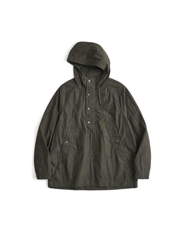 힐리먼트 라이언 후드 아노락 자켓 (KHAKI) 착용컷