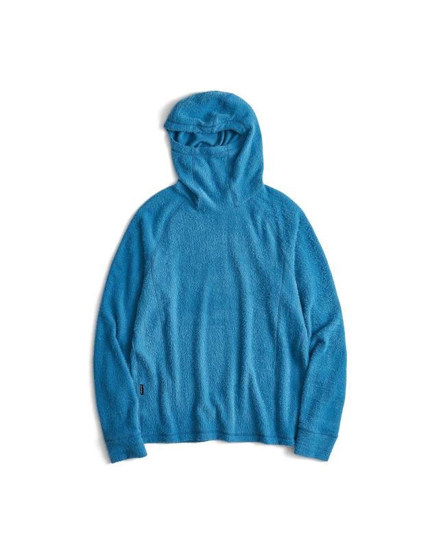 힐리먼트 컴포트 히팅 후드티 (BLUE) 착용컷